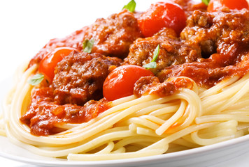 pasta with meatballs and tomato sauce