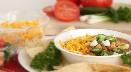 A Bowl of Spicy Hot Chili Soup