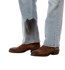 Conceal Carry Weapon Hidden in Boot