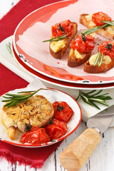 Bruschetta.