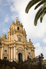 Fototapeta na wymiar Cathedral, Ragusa Ibla