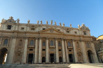 Fototapeta na wymiar Bazylika św Piotra w Rzymie, Włochy