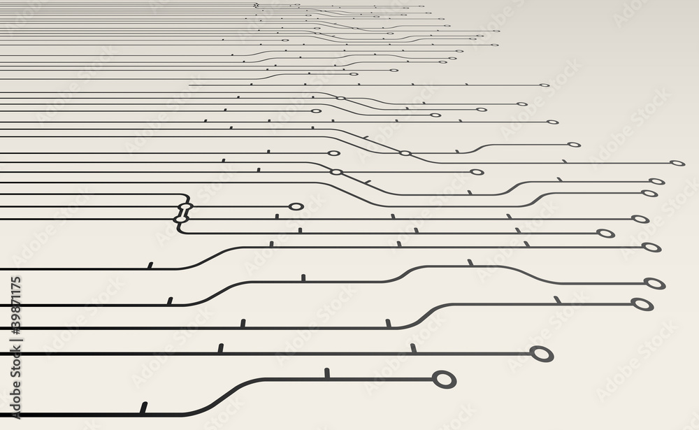 Aufkleber abstract metro scheme background