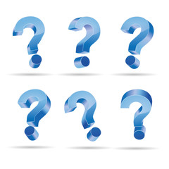 fragezeichen antwort frage faq info symbol set sammlung vektor