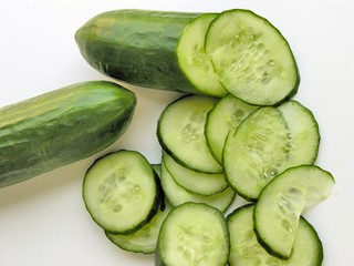 cucumbers for tasty salad