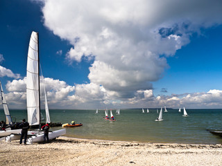 Cloudscape and Yachts