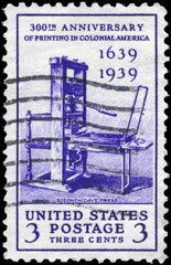 USA - CIRCA 1939 Printing Tercentenary