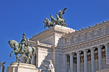 Fototapeta premium Roma, Altare della Patria, Vittoriano