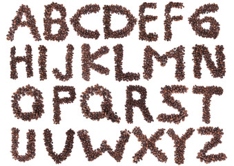 Alphabet (Coffee Beans)