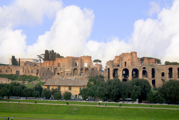 Fototapeta premium The Palatine Hill in Rome Italy
