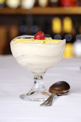 Dessert - pineapple mousse