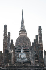 Buddha sculpture in Wat Sa Si