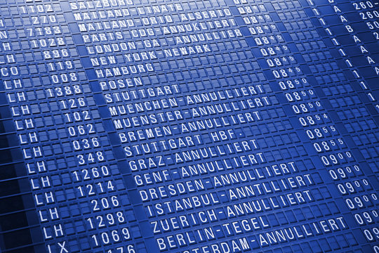 Airport timeboard