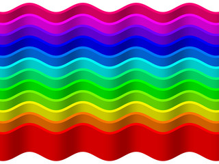 Rainbow wave background