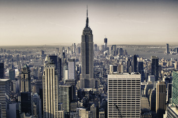 Obrazy na Plexi  Wieżowce Nowego Jorku zimą