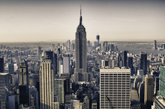 Fototapeta Wieżowce w Nowym Jorku w zimie