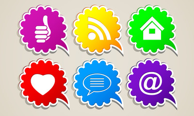 abstract icons for Internet