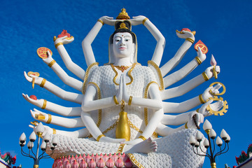 Statue of Shiva on Koh Samui island in Thailand