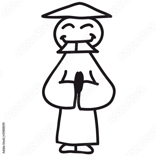 "chinese_stick_figure_1c" Stock photo and royaltyfree images on