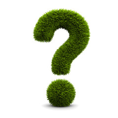 Grassed question symbol