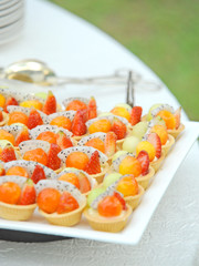 Fresh fruit tart