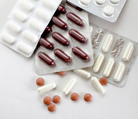 plaquettes de médicaments