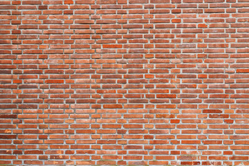 red brick wall, urban background