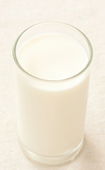 A cup of milk