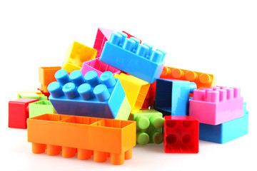 Plastic building blocks