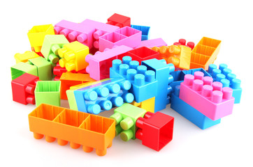 Plastic building blocks
