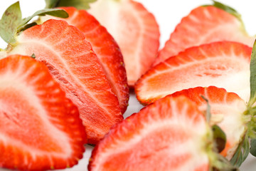 Fresh Strawberries closeup