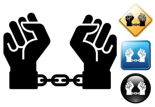 Slave pictogram and icons
