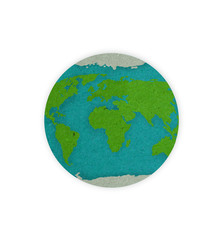 Global made by grunge recycle paper