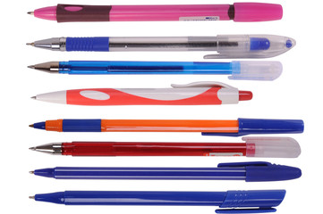 Fototapeta premium Set of ball pens