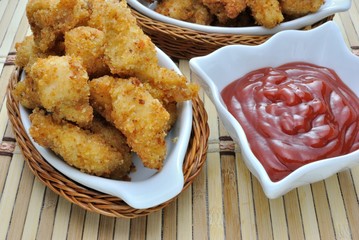 Bocconcini di pollo fritto