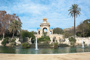 Fototapeta na wymiar Ciutadella Park, Barcelona