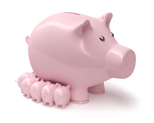 Sparschwein Wachstum