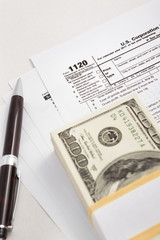 Dollar and tax forms
