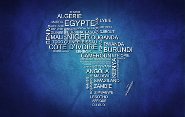 Afrique (Bleu)