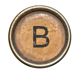 Font consisting of keys of a typewriter