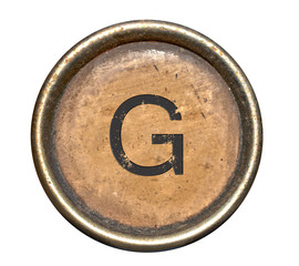 Font consisting of keys of a typewriter