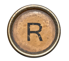 Font consisting of keys of a typewriter