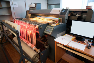 Digital textile printing - obrazy, fototapety, plakaty