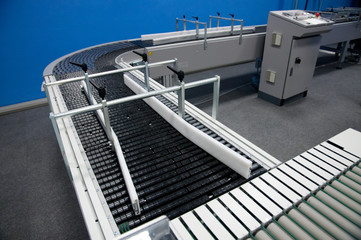 Fototapeta premium Print shop (press printing) - Finishing line