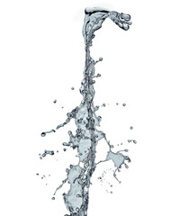 Depiction of the splash of water
