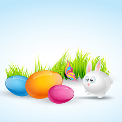 colorful easter illustration