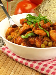 One pot meal,closeup