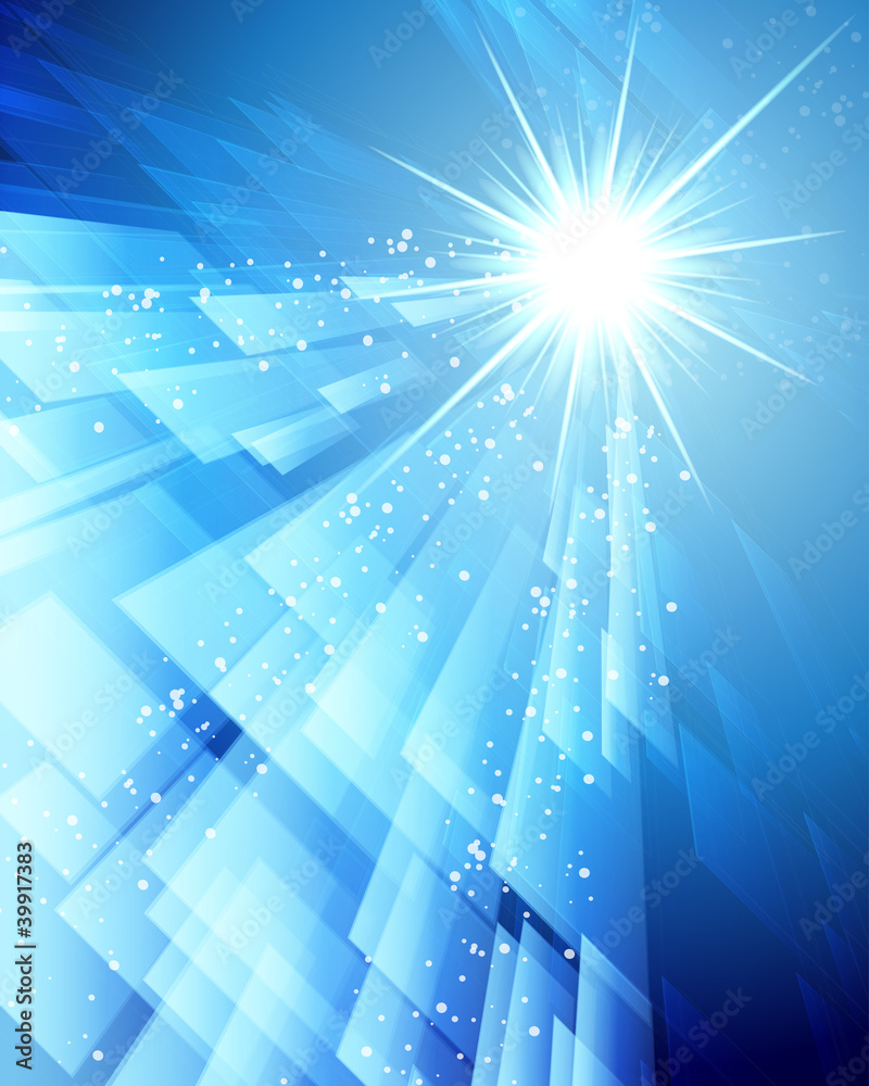 Poster abstract techno lines background.