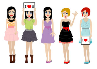 fashion women vector