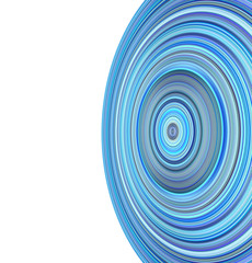 3d render concentric pipes tube abstract blue purple backdrop